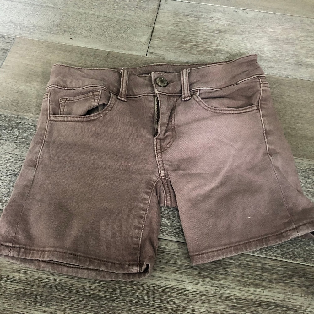 Plum American Eagle jean shorts